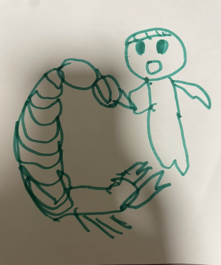 お子さまが描いた原画