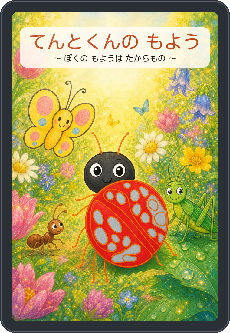 てんとくんの もよう